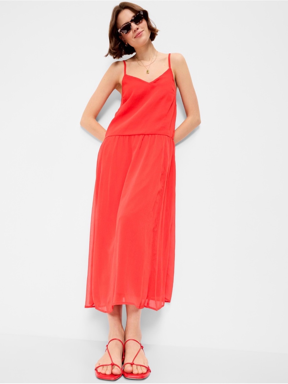 Old Navy Chiffon Drop-Waist Maxi